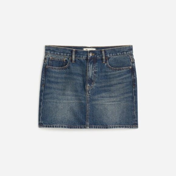 Madewell NWT Denim Miniskirt in Karney Wash, Size 30 - Picture 2 of 7